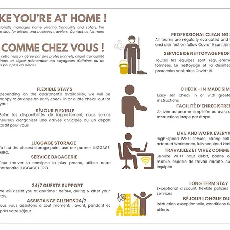 公寓 Marais Access - Premium For 4 *